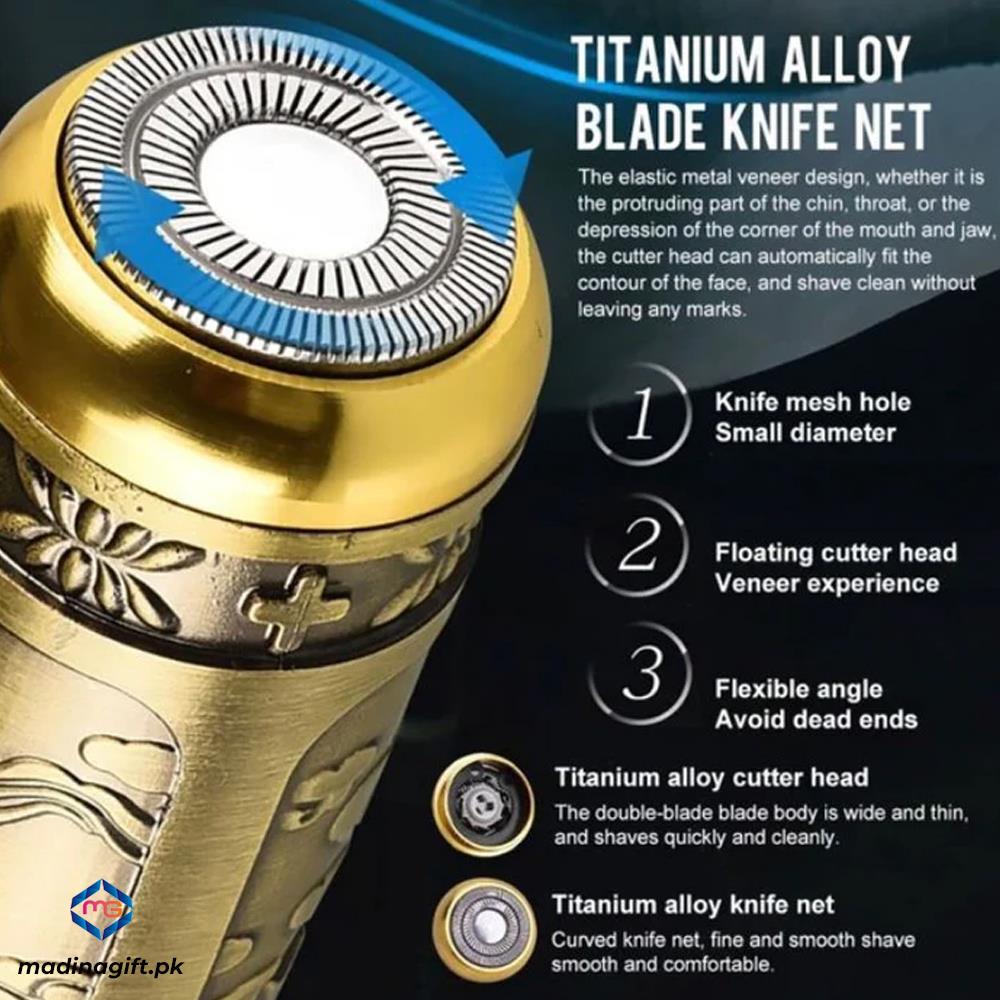 Electric Shaver Hair Trimmer Portable Rechargeable Shaver Razor for Men & Women - Madina Gift