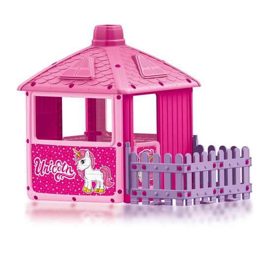 DOLU - Unicorn City House With Fence Madina Gift