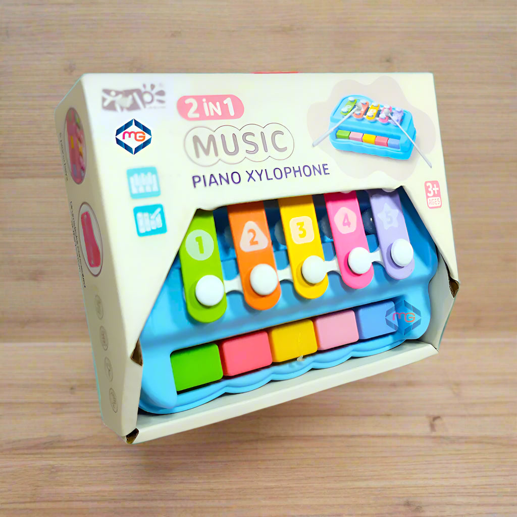 2 in 1 Music Piano Xylophone S210-31 Madina Gift