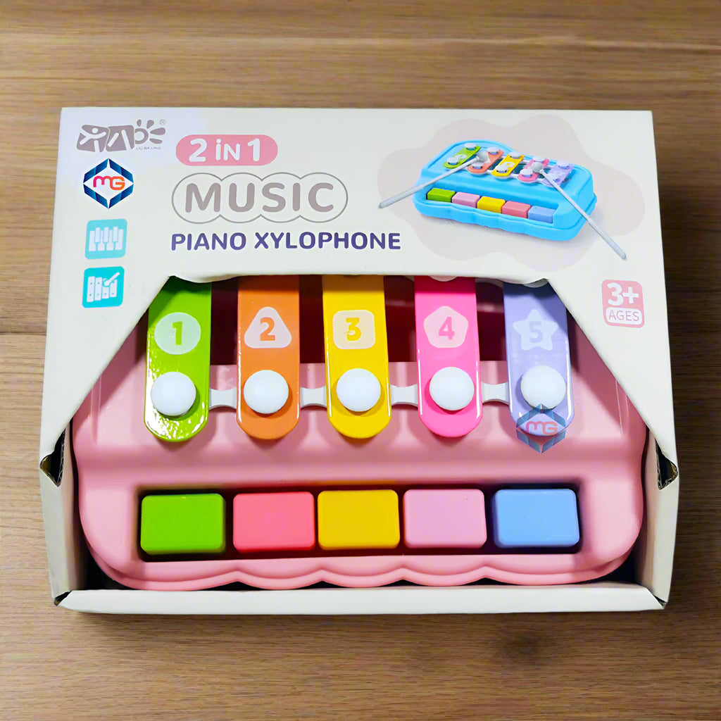 2 in 1 Music Piano Xylophone S210-31 Madina Gift