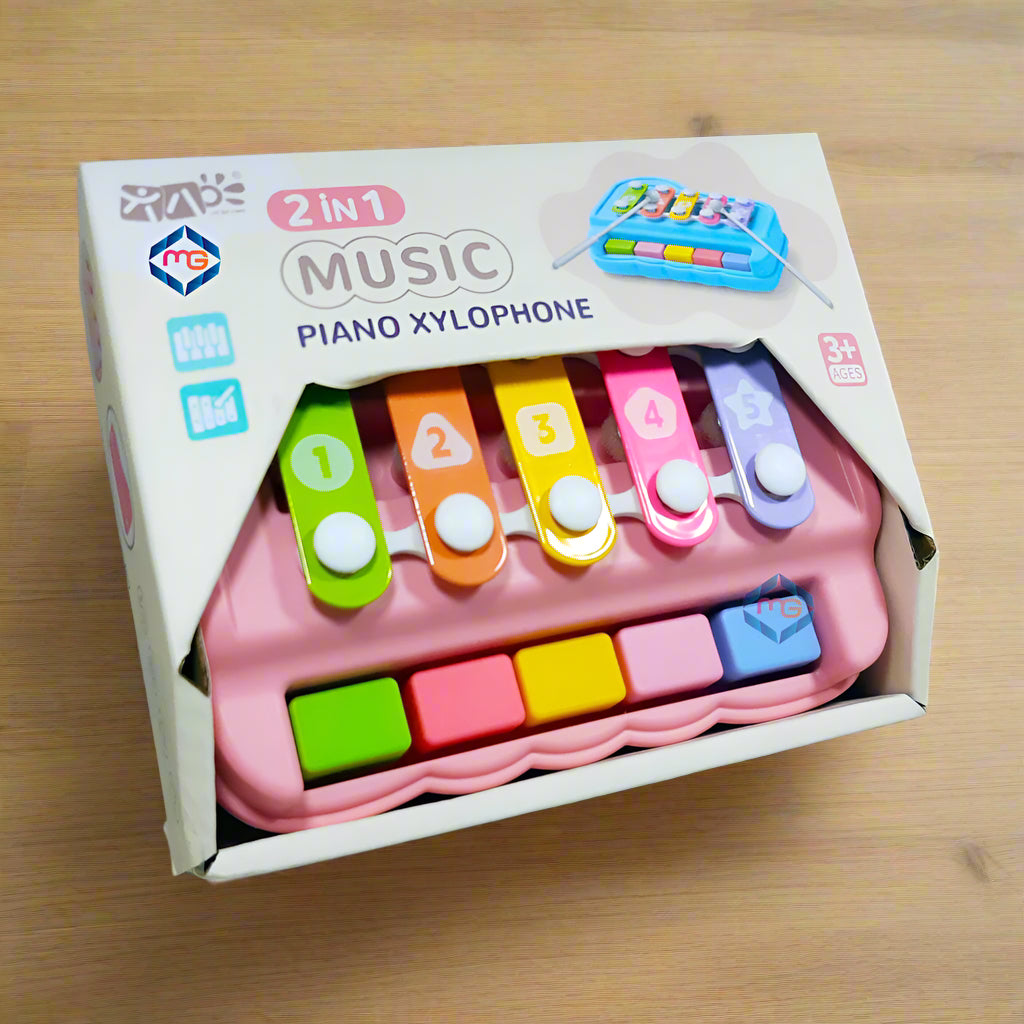 2 in 1 Music Piano Xylophone S210-31 Madina Gift