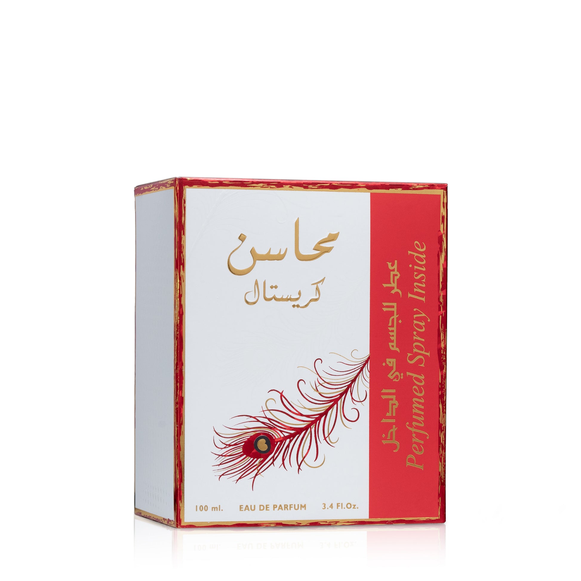 Mahasin Crystal With Free Deodorant 100 ML Perfume - Madina Gift