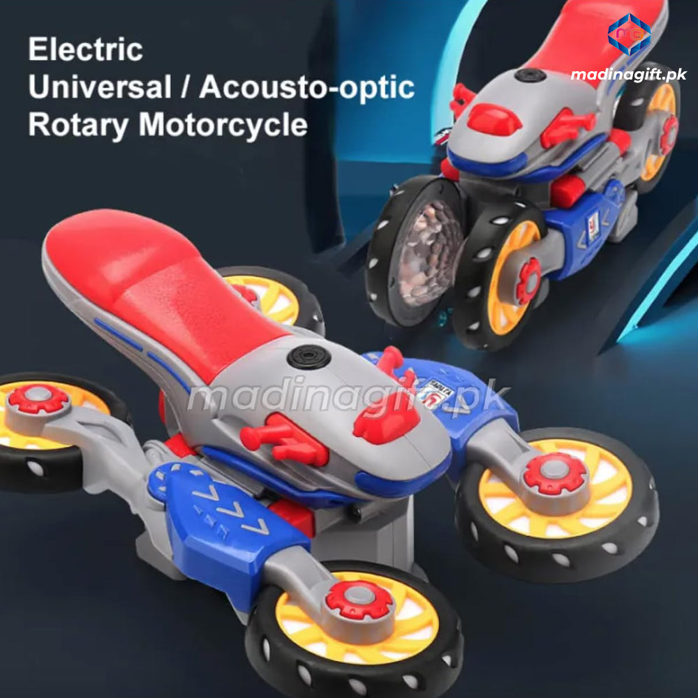 360 Rotating Stunt Bike - YJ3886 - Madina Gift