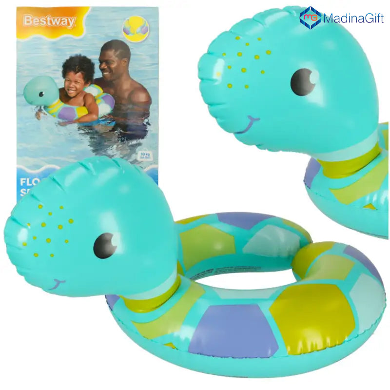 Bestway Turtle Inflatable Swimming Ring 36405 Madina Gif