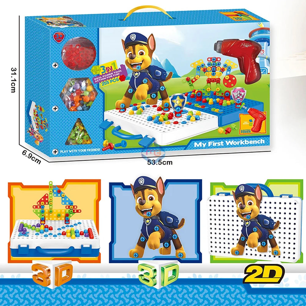 Paw Patrol Puzzle Panel DIY Assembly Play Set - 2031 - Madina Gift