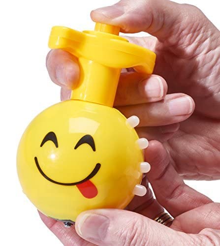 Spinning Top LED Light Up Rotary Desktop Gyro Top - Madina Gift