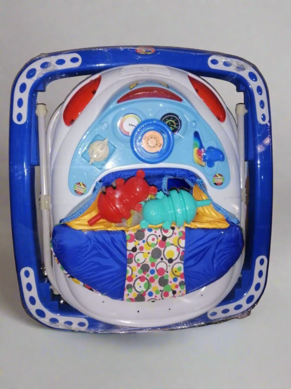 Car Baby Walker - Lights, Music & Crystal Rubber Wheels - Madina Gift