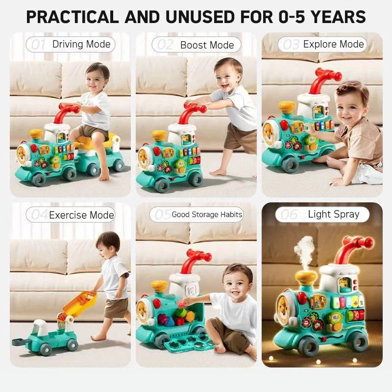 Multifunctional 5-in1- Baby Activity Walker Train 6064 Madina Gift