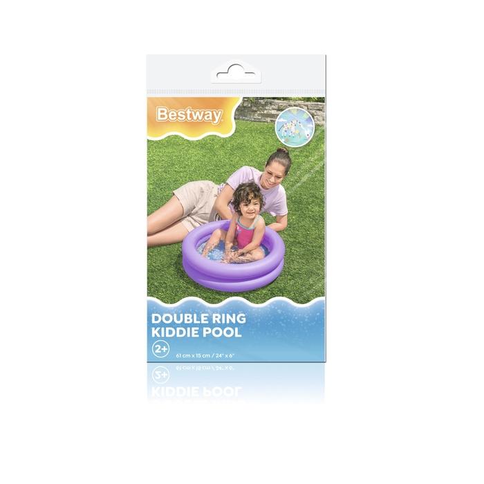 51061 Bestway Round 2 Ring Kiddie Pool 51061