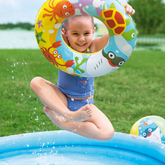 Bestway Play Pool, Ring & Ball Set - 51124 - Madina Gift