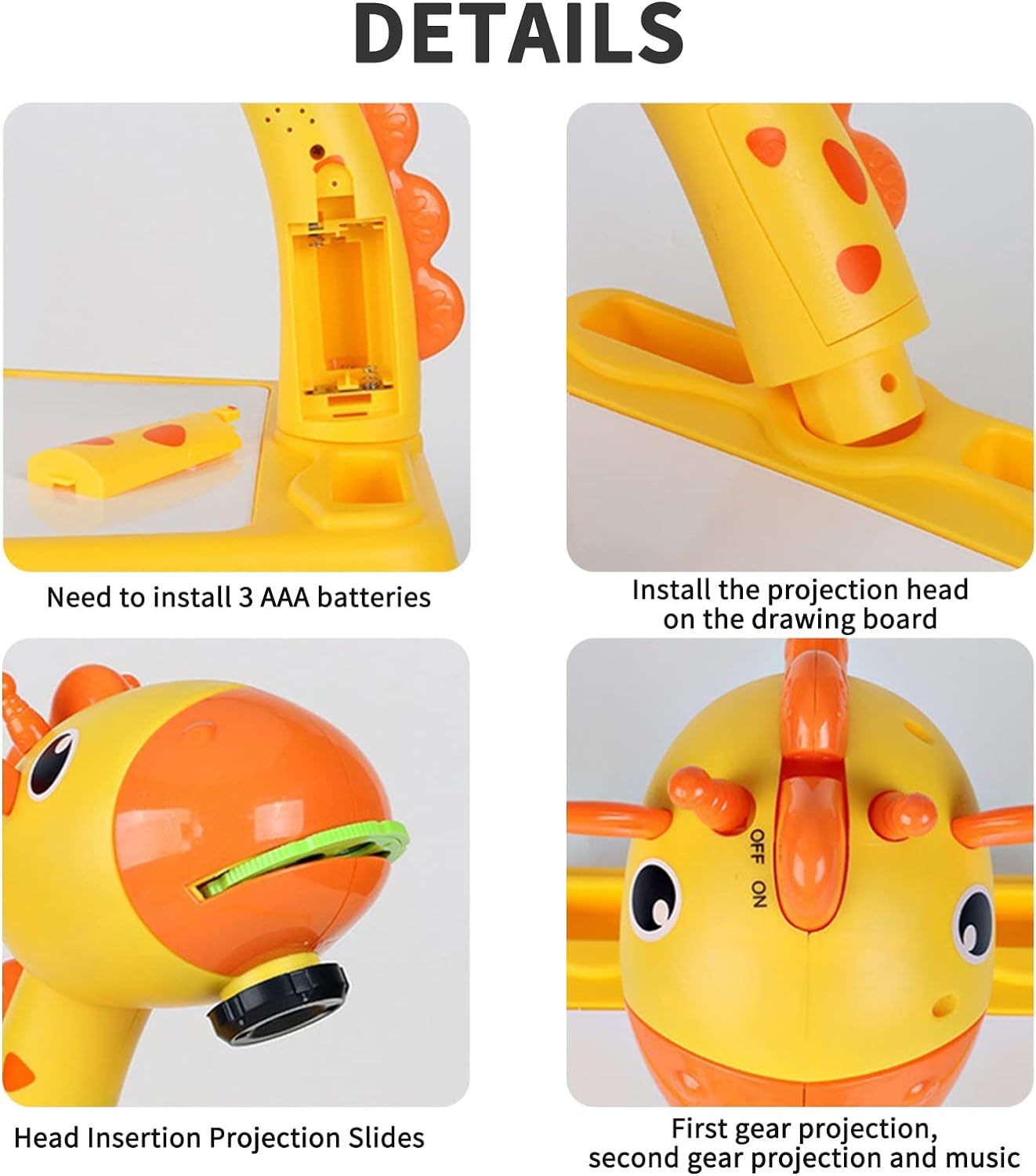 Dino Projection Painting Table - 318A - Madina Gift