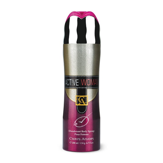 Chris Adams Active Woman Body Spray Madina Gift