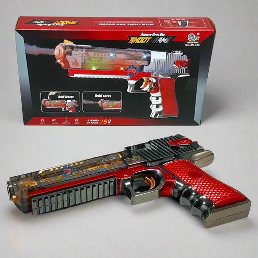 FENGFA TOYS AK-338 Acousto-Optic Gun with Lights, Sounds & Smoke Madina Gift