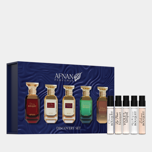 Afnan Bouquet Series Discovery Perfumes Kit 5 X 2 ML Madina Gift