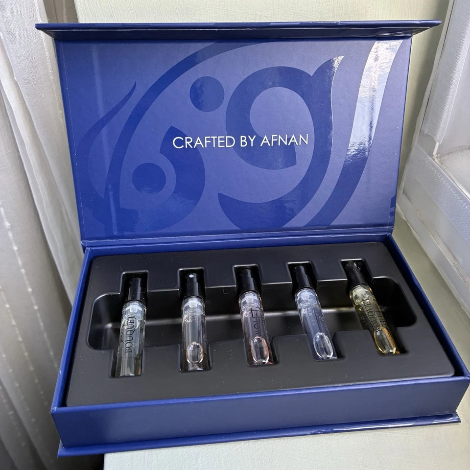 Afnan Bouquet Series Discovery Perfumes Kit 5 X 2 ML Madina Gift
