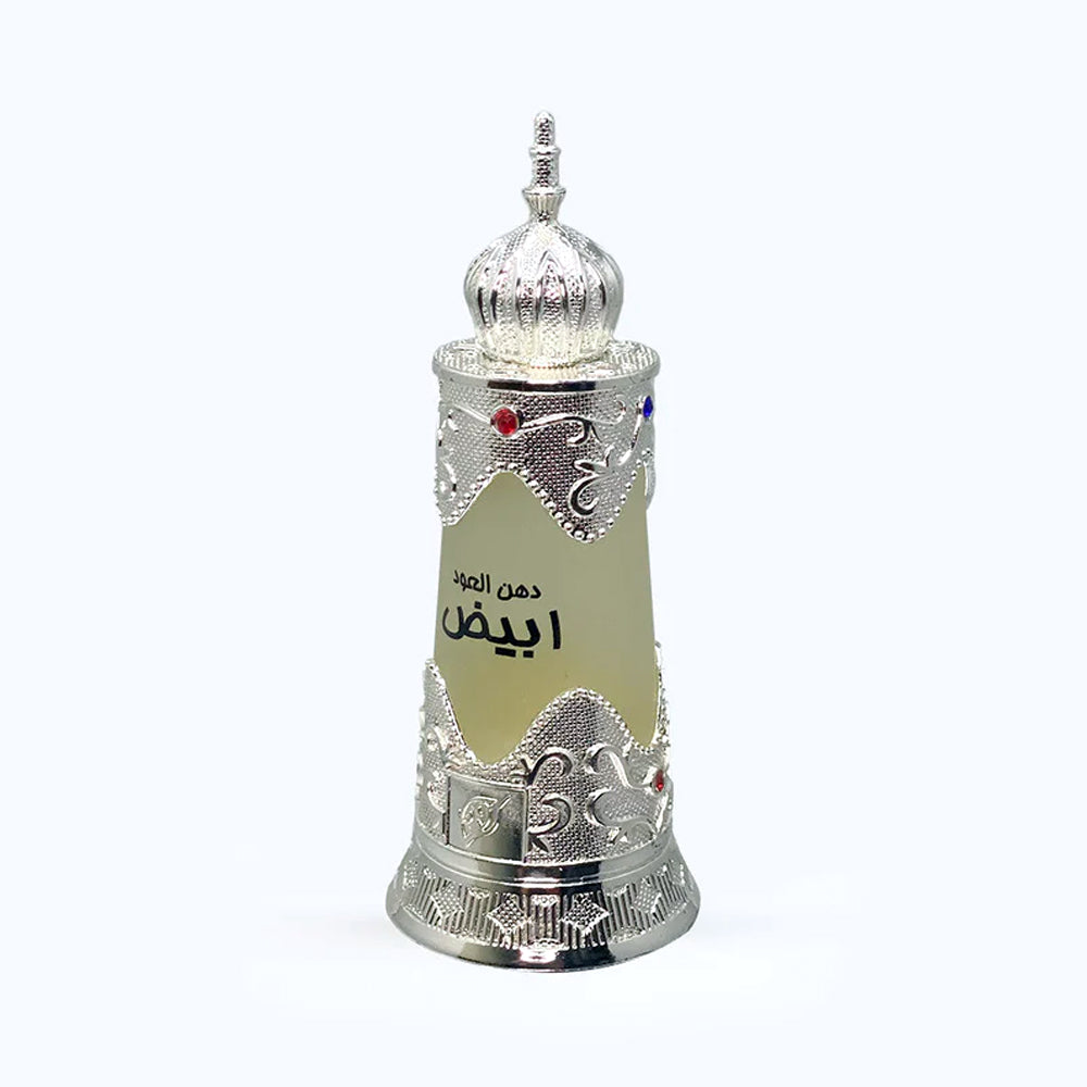 Afnan Dehn Al Oudh Abiyad Concentrated Perfume Oil Attar Madina Gift