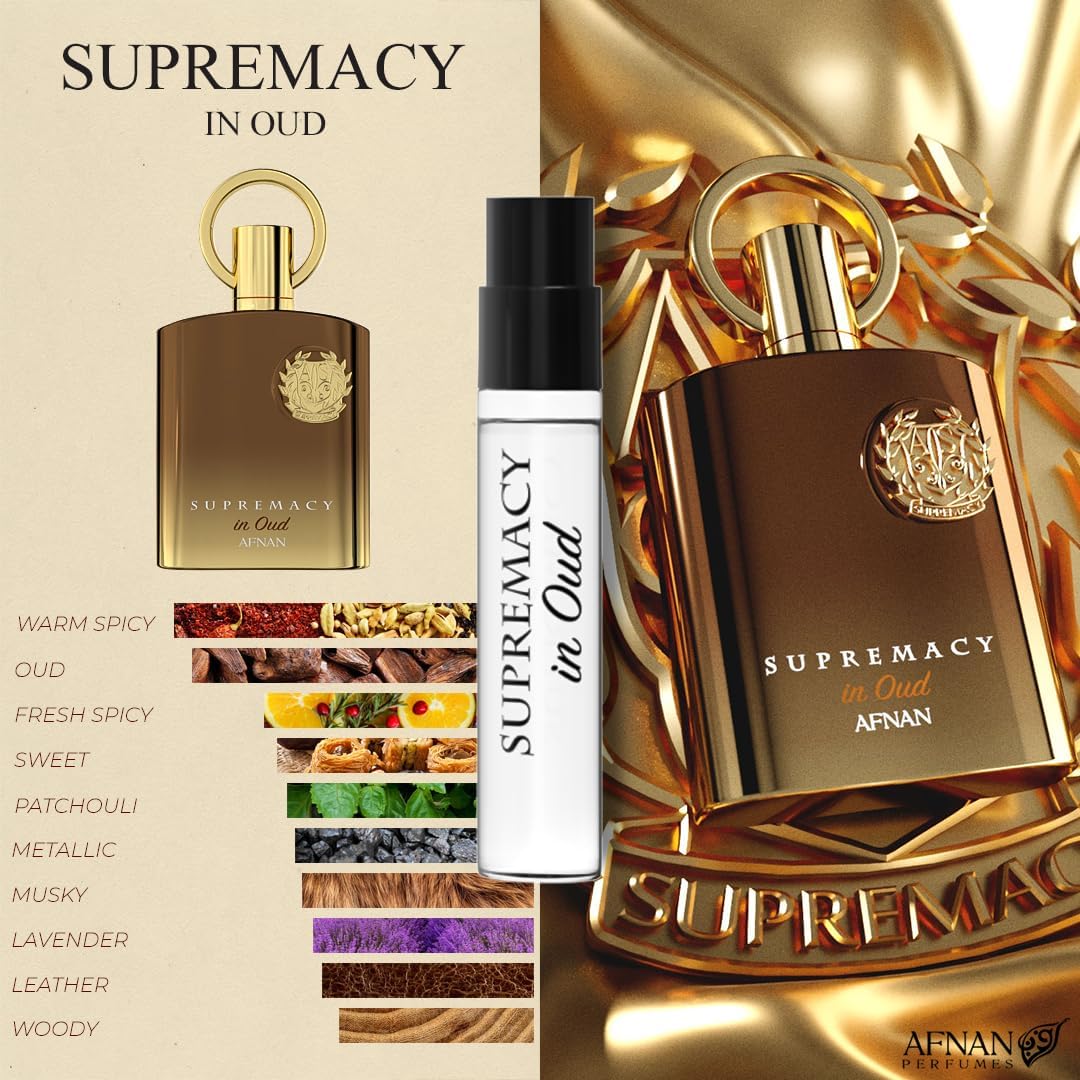 Afnan Supremacy Homme Series Discovery Perfumes Kit 5 X 2 ML Madina Gift