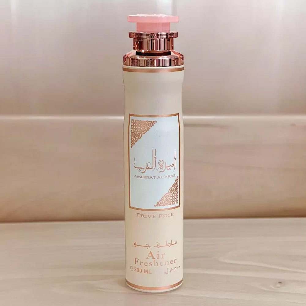 Ameerat Al Arab Prive Rose Air Freshener 300 ML By Lattafa Madina Gift