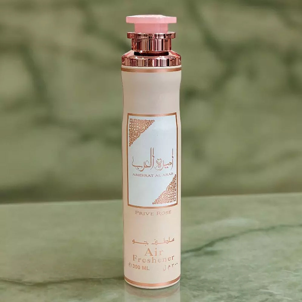 Ameerat Al Arab Prive Rose Air Freshener 300 ML By Lattafa Madina Gift