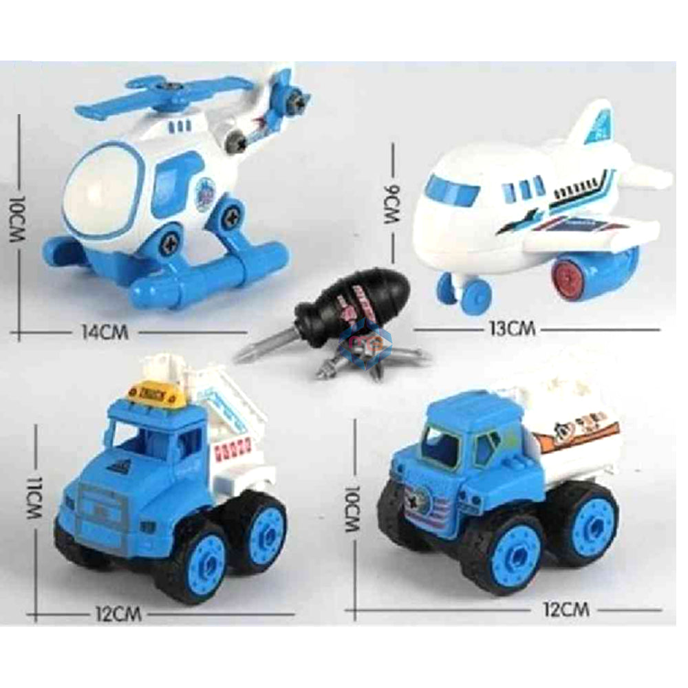 DIY Airport Aviation Assemble Toy Set - RL589-19D - Madina Gift