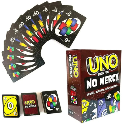 Brutal Ruthless Unapologetic UNO Show 'Em No Mercy Card Game  Same Game Nasty Attitude Madina Gift No.0129E-3