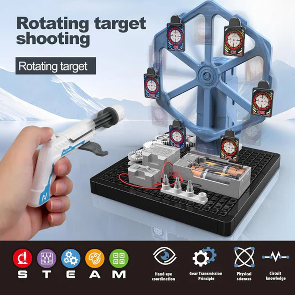 BYJARDA TOYS STEAM Machinery Bow & Arrow Rotating Circuit Kit - DL0103 - Madina Gift - www.madinagift.pk