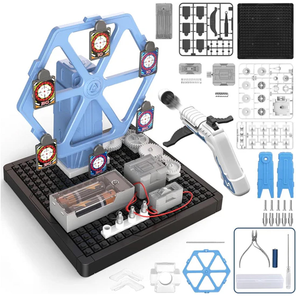 BYJARDA TOYS STEAM Machinery Bow & Arrow Rotating Circuit Kit - DL0103 - Madina Gift - www.madinagift.pk