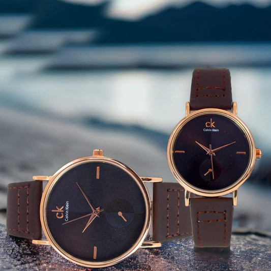 CK Couple Analog Strap Watch Series
