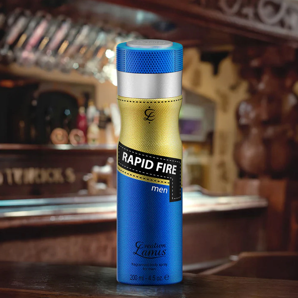 Rapid Fire Body Spray Creation Lamis