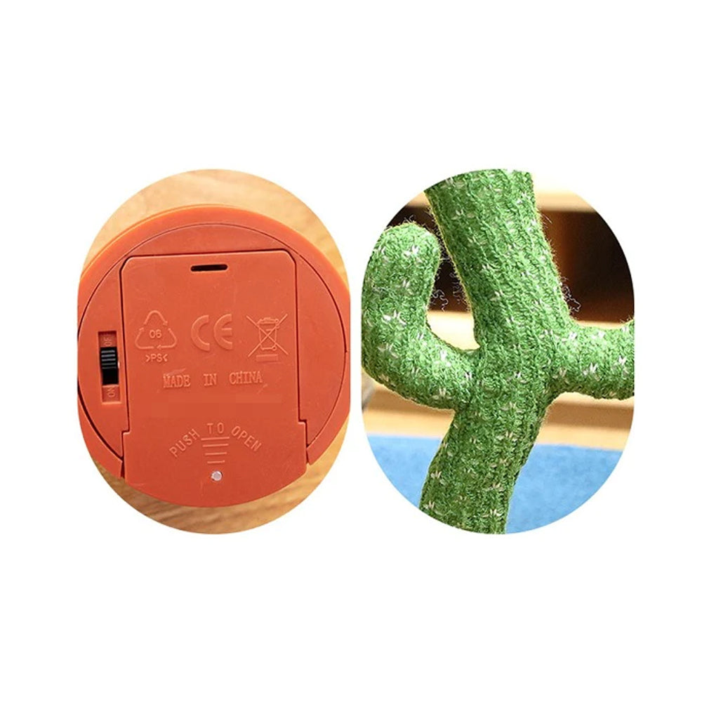 Dancing & Talking Rechargeable Cactus Plush Toy