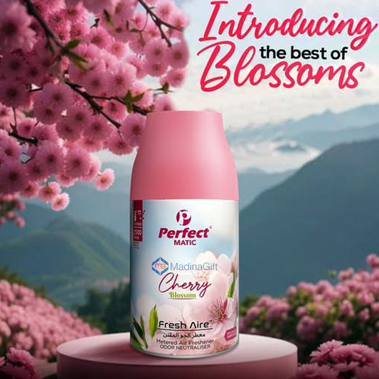 Cherry Blossom Perfect Matic Air Freshener Refill 250 ML For Automatic Dispenser Madina Gift
