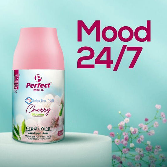 Cherry Blossom Perfect Matic Air Freshener Refill 250 ML For Automatic Dispenser Madina Gift