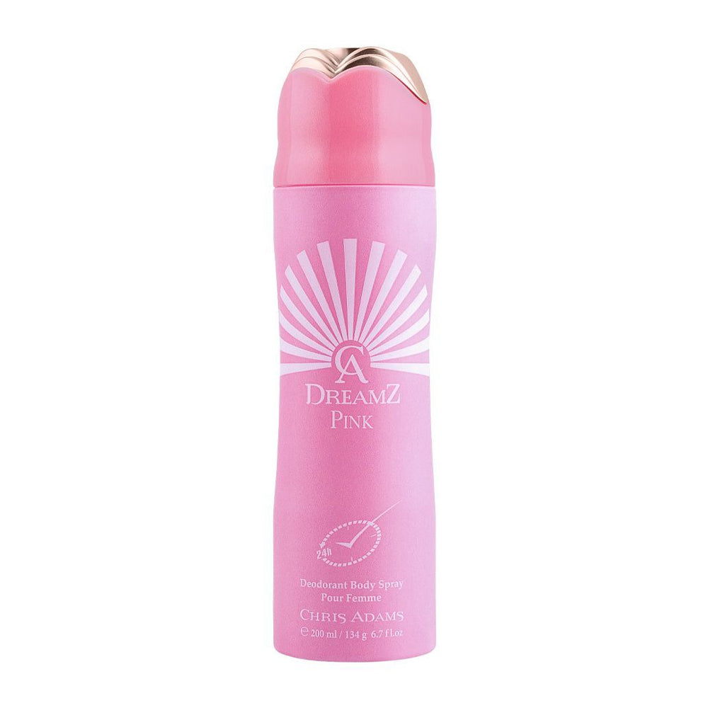 Chris Adams Dreamz Pink Body Spray For Women Madina Gift