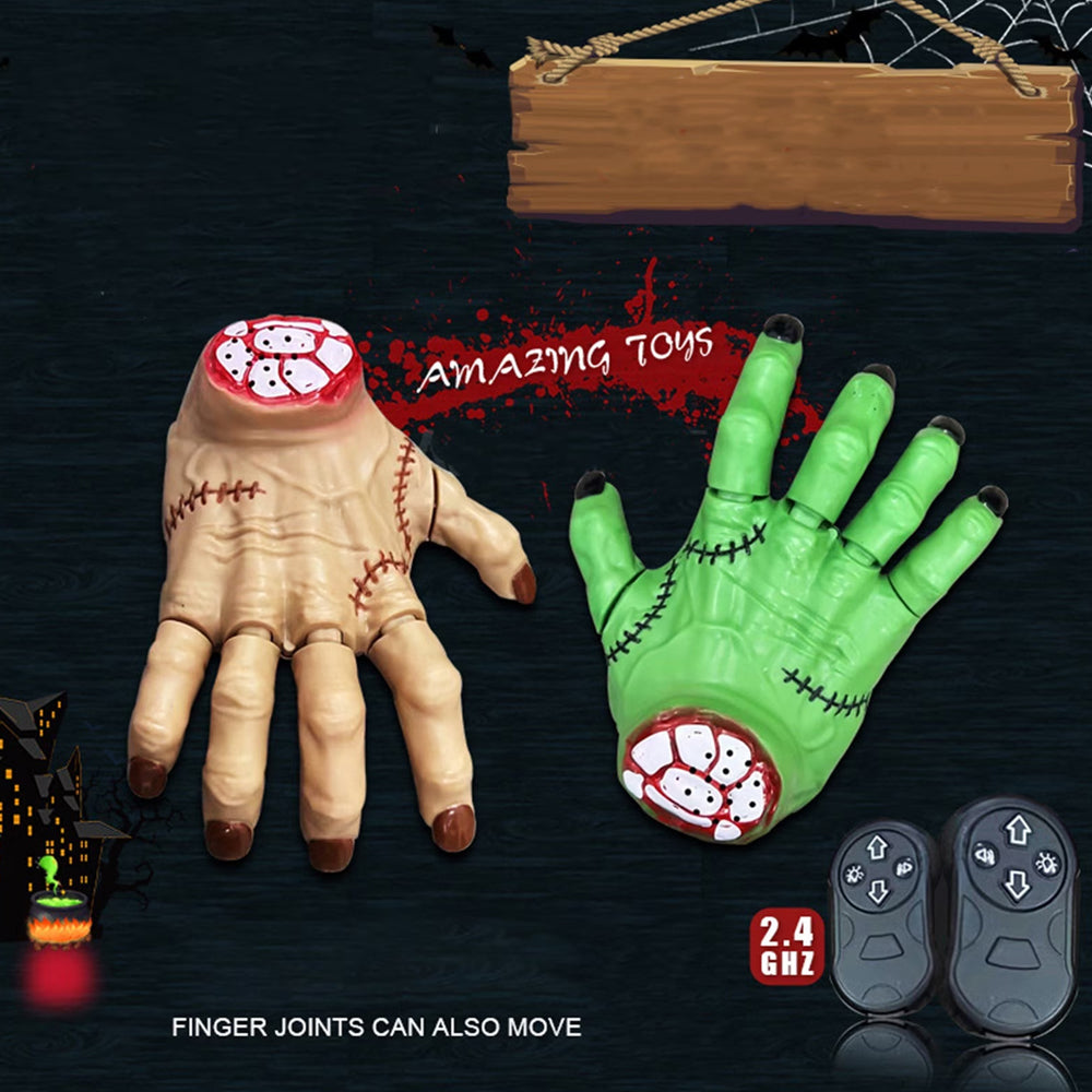 Crazy Amazing Hand Toy M8018-75 The Scarred Crazy Crawling Hand Remote Control with Light & Sound Madina Gift