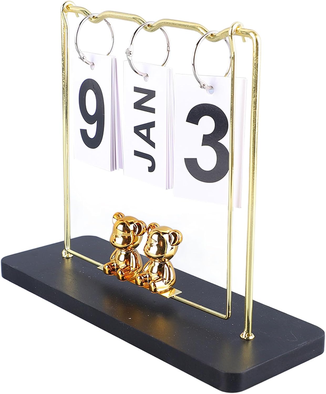 Creative Desktop Calendar With Swing Bears Madina Gift