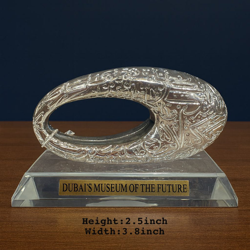 Crystal Base Metal Dubai Museum Madina Gift