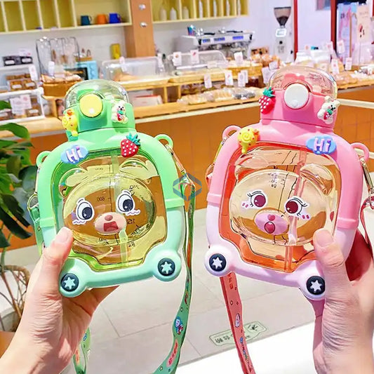 Cute Bear Water Bottle - 1000 ML