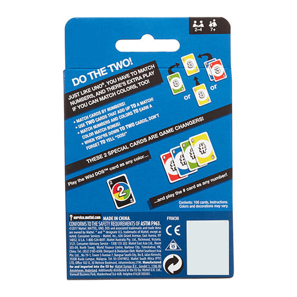 0129D UNO DOS Card Game - Madina Gift