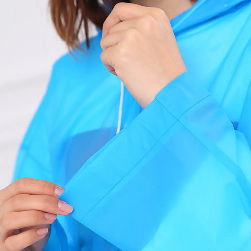 EVA Be Safe Wear Raincoat Free Size For Adults Men & Women Madina Gift