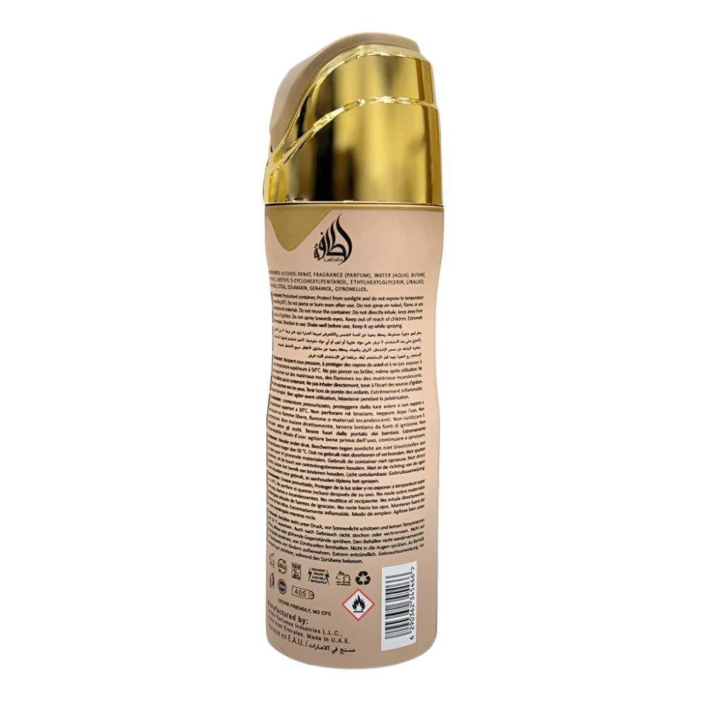 Lattafa Eclaire Deodorant Unisex Body Spray 200 ML Madina Gift