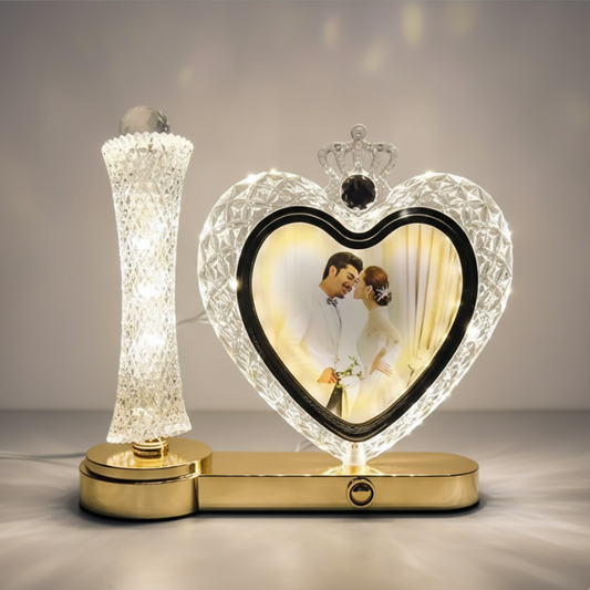 Elegant Heart LED Lamp & Photo Frame Onlline in Pakistan Madina Gift