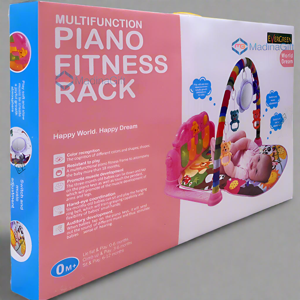 Evergreen Multifunctional Piano Fitness Rack For 0M+ Madina Gift