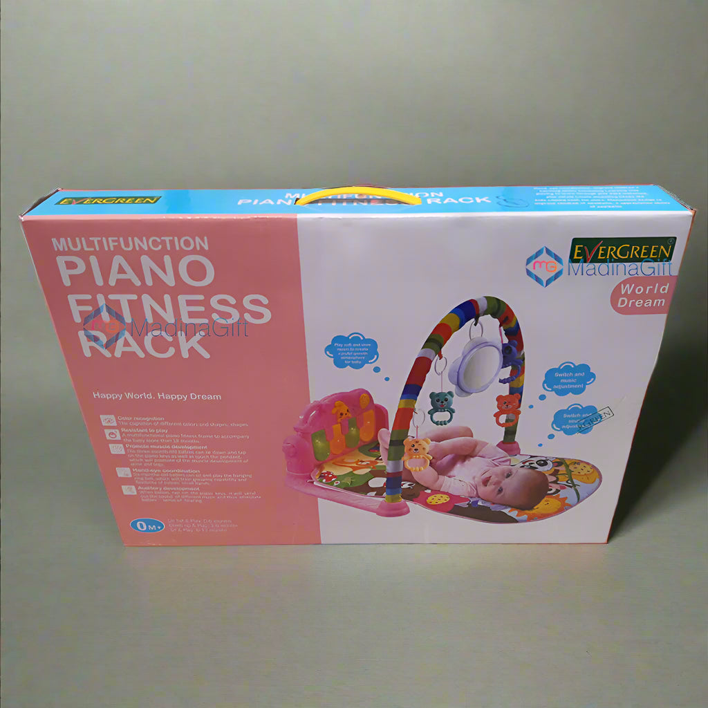 Evergreen Multifunctional Piano Fitness Rack For 0M+ Madina Gift