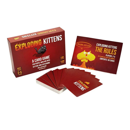 Exploding Kittens The Hilarious Russian Roulette Card Game for Everyone Maidna Gift