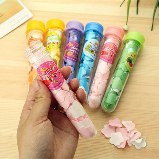 Pocket Sized Dissolving Flower Soaps Tube For Travel & Outdoor Madina Gift