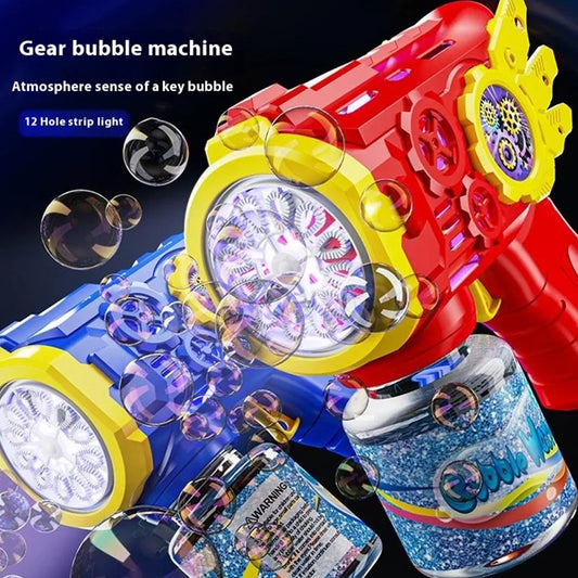 YHC Yuhongchi Toys Flying Armor 333-33 Automatic Bubble Blaster Toy Machine Gun Madina Gift