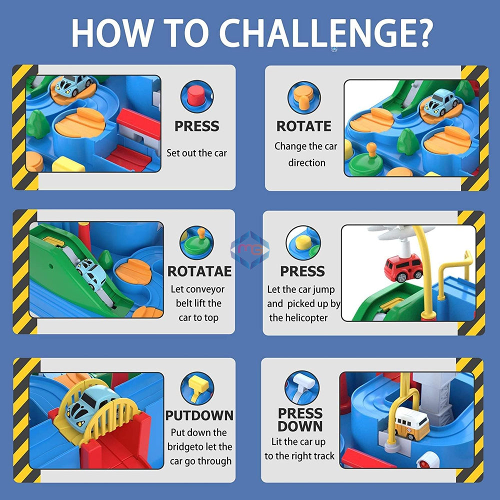 Funny Adventure Car Play Set - 6719 - Madina Gift