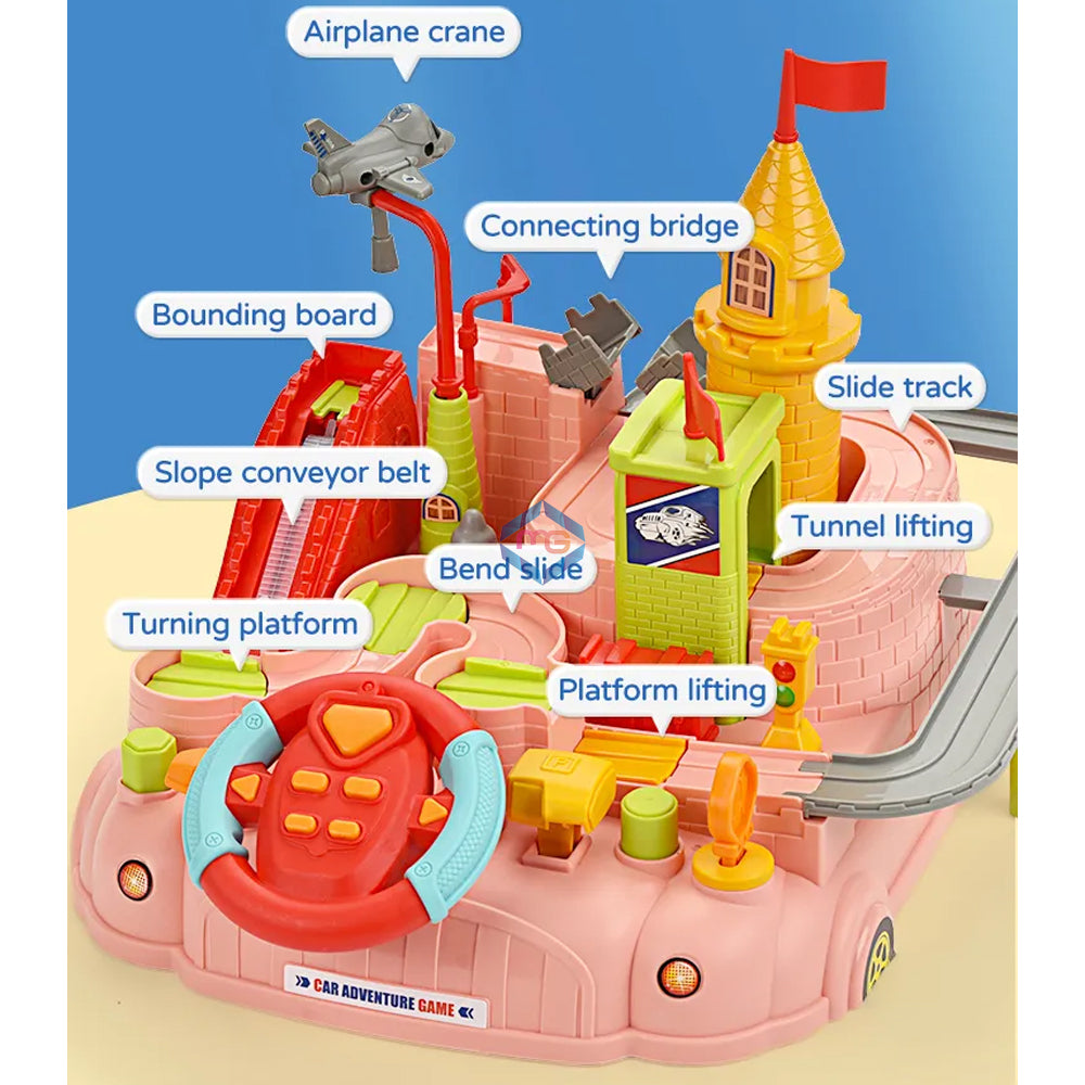 Funny Car Adventure Track Set - A333-330F - Madina Gift