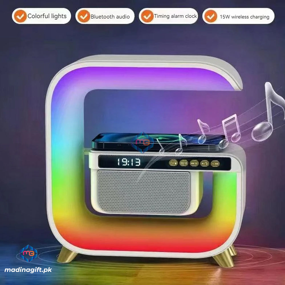 G3 RGB LED Wireless Charging Speaker - Madina Gift