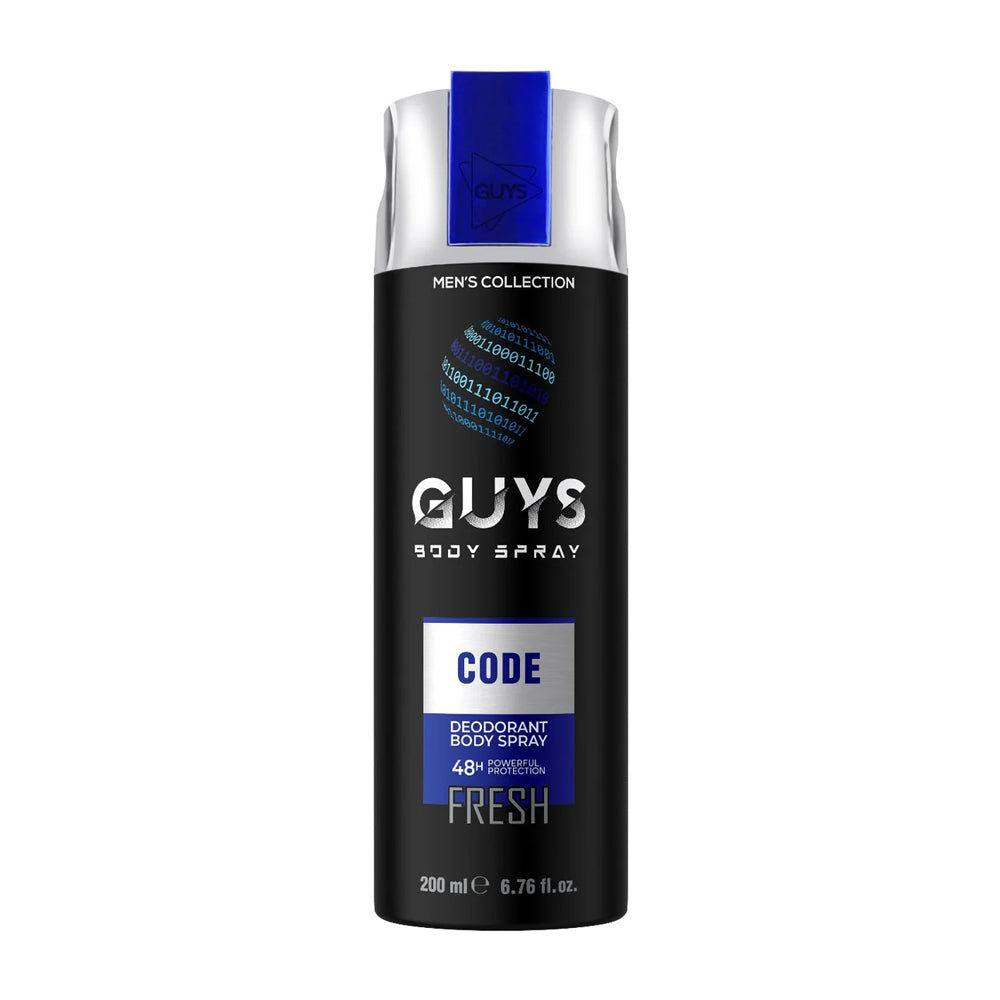 GUYS Code 200 ML Deodorant Body Spray For Men Madina Gift